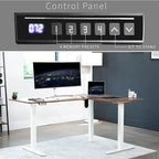 VIVO Electric Corner 63 x 47 inch L-Shaped Standing Desk, Memory Height - Image 5