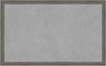 Amanti Art Grey Framed Magnetic Board 27x43 Large Vision Board by AmantiArt