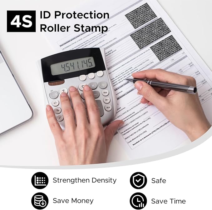 Miseyo Identity Theft Protection Roller Stamp Guard Your ID - Image 2