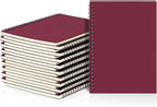 Yahenda 18 Pcs Spiral Notebook Bulk A5 Journal Lined 8.3'' x 5.5'' Writing by Yahenda