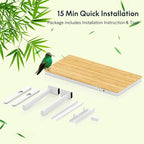 FLEXISPOT Q8 55" Bamboo Standing Desk, Dual Motor 3 Stages Adjustable Height - Image 9