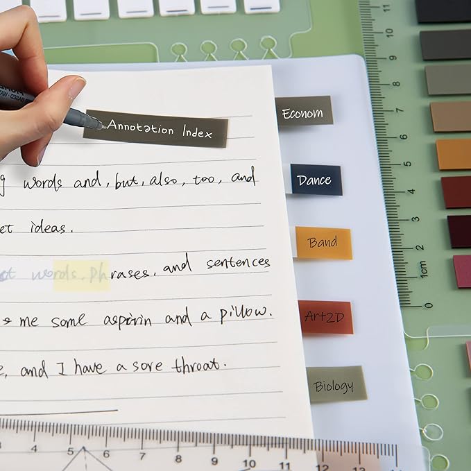 Golcellia Sticky Tabs, Sticky Note Tabs, Book Tabs, Index Tabs, Page Tabs - Image 7