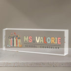 Personalized Name Plate for Desk, Custom Desk Name Plate, Acrylic Name Plate by EOBIBIFUN