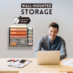 SUPEASY Wall File Organizer, 5-Tier office wall organizer - Image 2