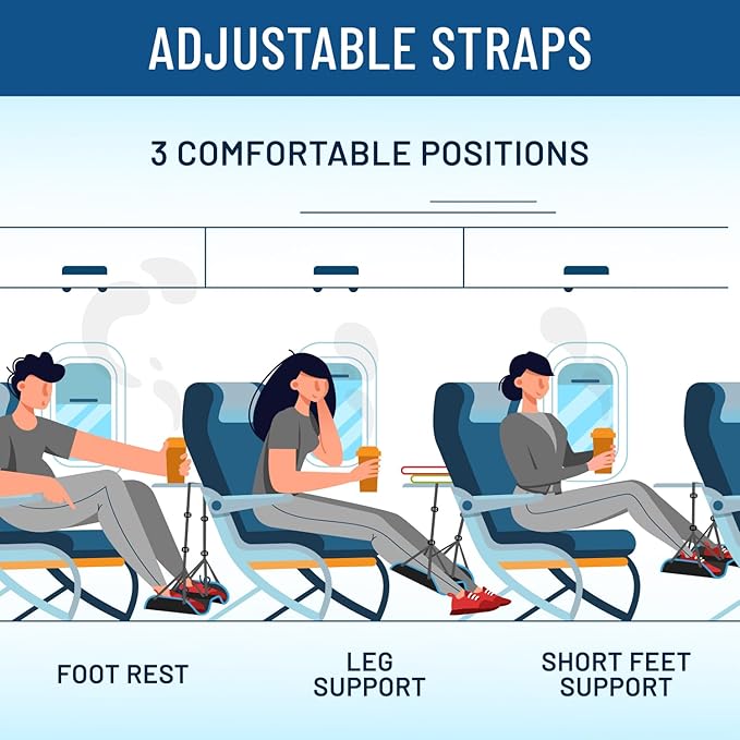Everlasting Comfort Airplane Foot Hammock - Image 3