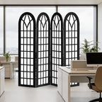 Aletheiawu Room Divider and Folding Privacy Screen, 4 Panel Japanese Shoji - Image 7