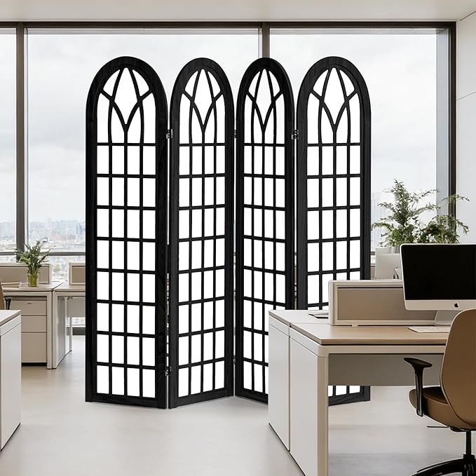 Aletheiawu Room Divider and Folding Privacy Screen, 4 Panel Japanese Shoji - Image 7
