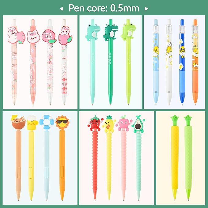 Jollin 12PCS Cute Kawaii Mechanical Pencils Set - Image 2