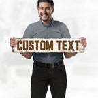Custom Sign, Custom Street Sign, 11 Font Colors, 13 Font Styles, 4 Hole Options - Image 2