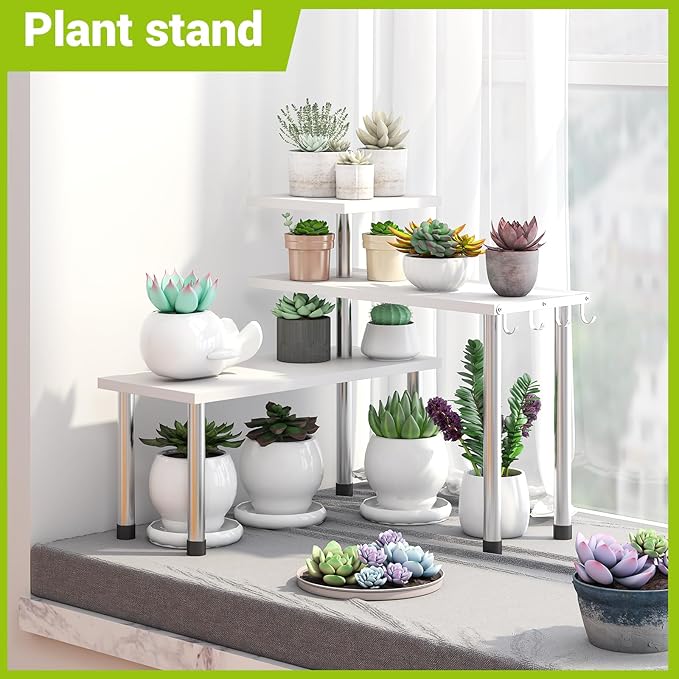 BMOSU Kitchen Corner Shelf Countertop Organizer - Image 5