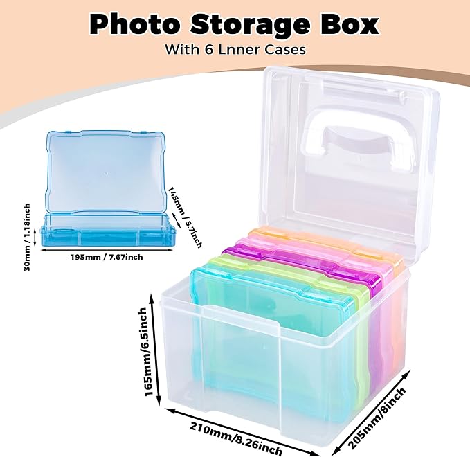 Find Scrapblooms 5×7 Photo Storage Box - Image 2