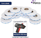 Perco Blue Reverse Print on White Grocery Labels to fit Monarch 1110 Price Gun - Image 2