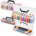 geelin 2 sets clear paint storage box with, main product view