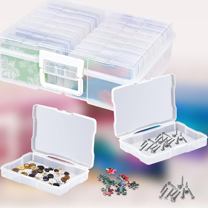 4x6 Photo Storage Box, 16 Inner Photo Keeper, Photo Organizers and Storage - Image 8