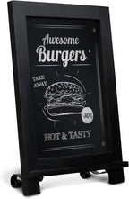 HBCY Creations Black Wooden Tabletop Chalkboard - Image 9