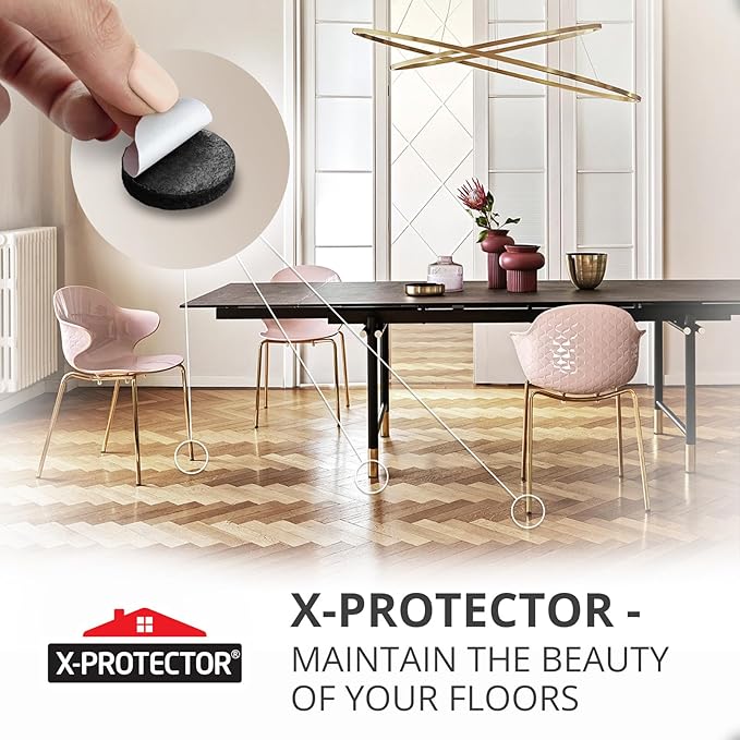Felt Furniture Pads 235 PCS X-Protector! Huge Quantity of Black Furniture Pads - Image 6