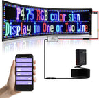 Double Row Scrolling LED Sign, Programmable Flexible LED Matrix Panel, DIY Text by GOTUS