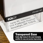 COLOP Large Size Self Inking Custom Text Stamp - Image 4