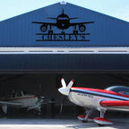 Personalized Metal Airplane Wall Art, Airplane Name Sign, Customized Pilot Name - Image 5