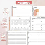 SUNEE 2026 Appointment Book, Quarter-Hourly, Weekly & Monthly - Image 5