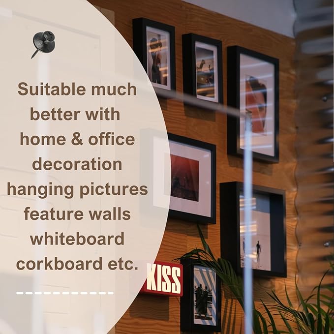 50pcs Gold Thumb Tacks for Picture Hangers - Image 6