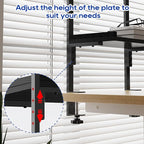 ART-GIFTREE Clamp On Desk Shelf 2-Tier, 12.5 inche Wood Shelving Unit - Image 5