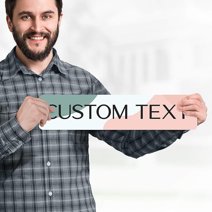 Custom Sign, Custom Street Sign, 11 Font Colors, 13 Font Styles, 4 Hole Options - Image 2