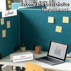 2X8 PET Cubicle Name Plate Holders Cubicle Name Plate Sign Holder Wide 2.2 in - Image 7
