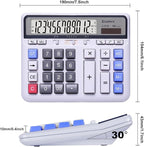 Comix Desktop Calculator Solar Battery Dual Power - Image 3