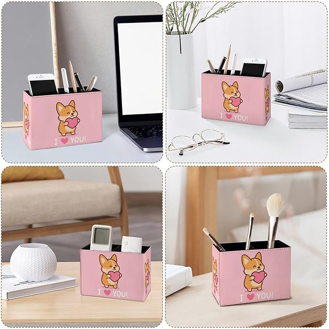 Famame Corgi I Love You Pencil Holder - Image 3
