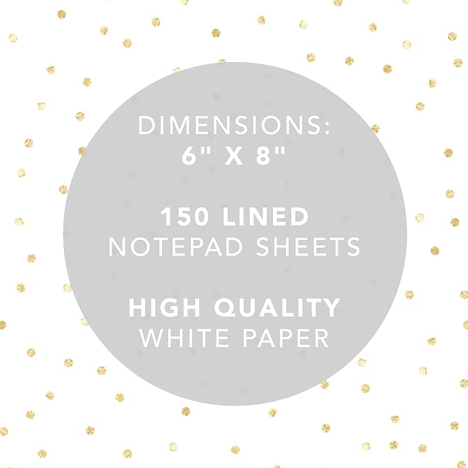 Graphique Large Notepad, Brush Strokes – 6" x 8", Cute Notepad - Image 4