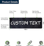 Custom Sign, Custom Street Sign, 11 Font Colors, 13 Font Styles, 4 Hole Options - Image 6