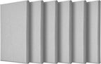 6 PCS Acoustic Panels, Large Soundproof Wall Panels, Professional Fiberglass - Image 2