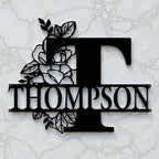 Custom Metal Signs | Personalized Monogram Name Sign | Outdoor Wall Art - Image 8