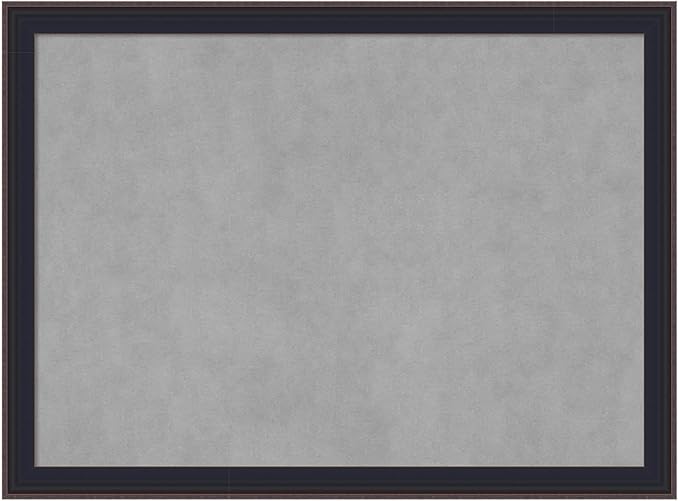 Amanti Art Black Framed Magnetic Board 23x31 Medium Vision Board by AmantiArt