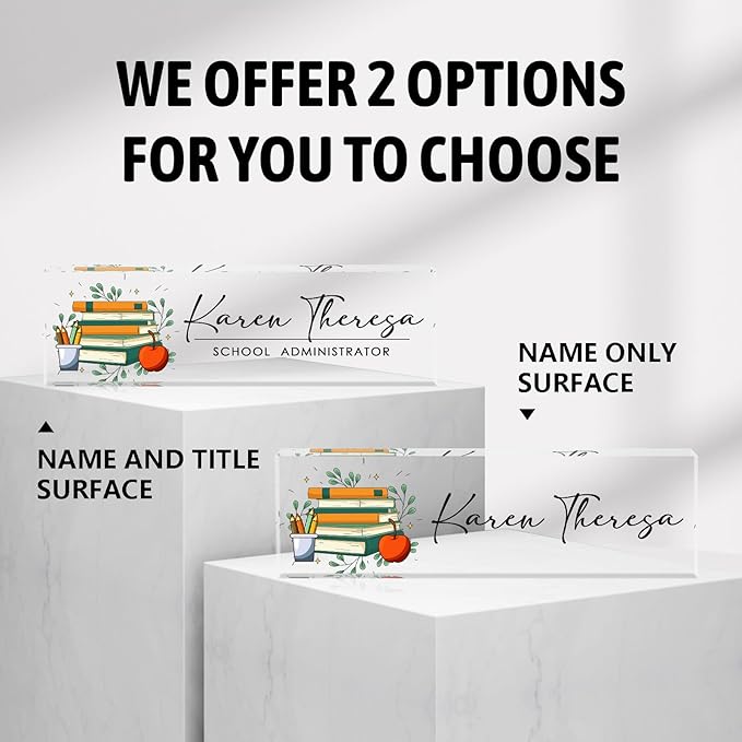 Custom Office Name Plate, Personalized Gifts - Image 6