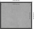 Amanti Art Black Framed Magnetic Board 21x25 Medium Vision Board - Image 3