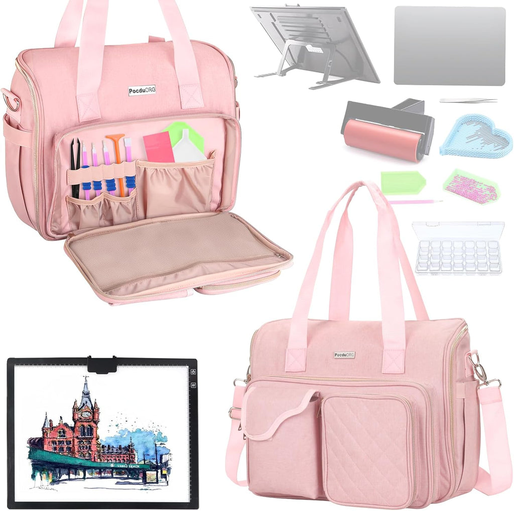 portable a4 light pad storage bag for diamond, main product view