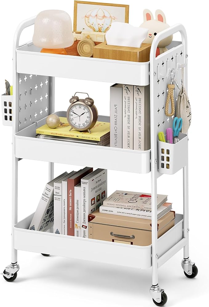 KINGRACK 3 Tier Rolling Cart by KINGRACK