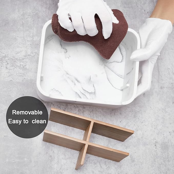 SZYRL Desk Organizers, Marble Remote Holders - Image 4
