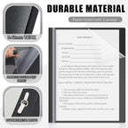 teling 100 pcs clear front report covers with, close-up detail