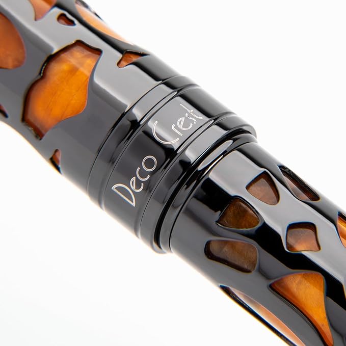 Conklin Endura Deco Crest Fountain Pen in Orange - Image 10