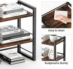 ART-GIFTREE Office Desk Shelf Organizer, Wood Desktop Bookshelf Supplies - Image 6