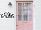 House Numbers for Outside With Custom Initial, Custom Metal House Numbers Sign - Image 8