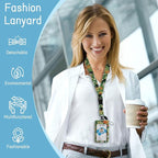 Cute Cats Lanyards for ID Badges, Badge Holder - Image 2
