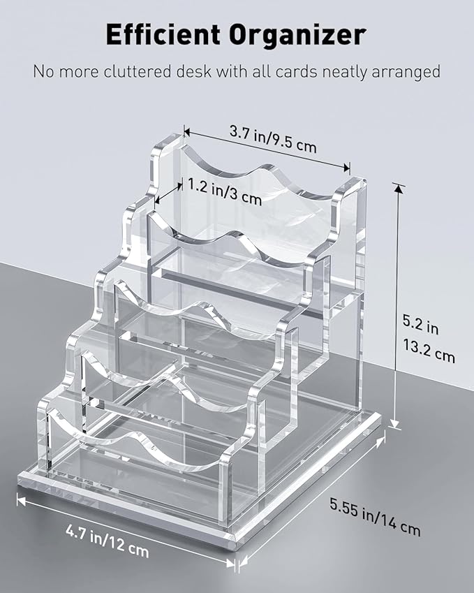 Uniclife Acrylic Business Card Holder - Image 7