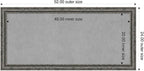 Amanti Art Black Framed Magnetic Board 24x52 Oversize Vision Board - Image 2