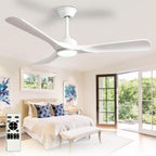 outdoor ceiling fan with light: 52 inch 3, main product view