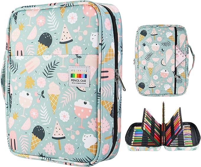 YOUSHARES Colored Pencil Case 220 Slots Pen Case Organizer by YOUSHARES