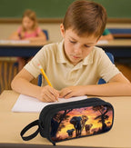 AnySmic Elephant Pencil Case for Boys Girls, Large Pencil Pouch for Kids and - Image 7